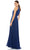 Ieena Duggal 12496 - Halter Pleated Chiffon Gown Prom Dresses