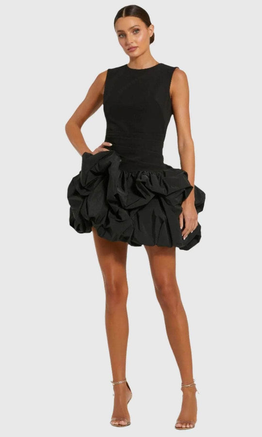 Ieena Duggal 20709 - Sleeveless Bubble Mini Dress