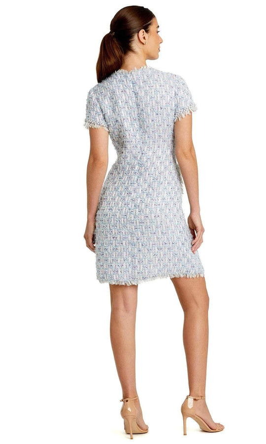 Ieena Duggal 20805 - Short Sleeve Button-down Dress