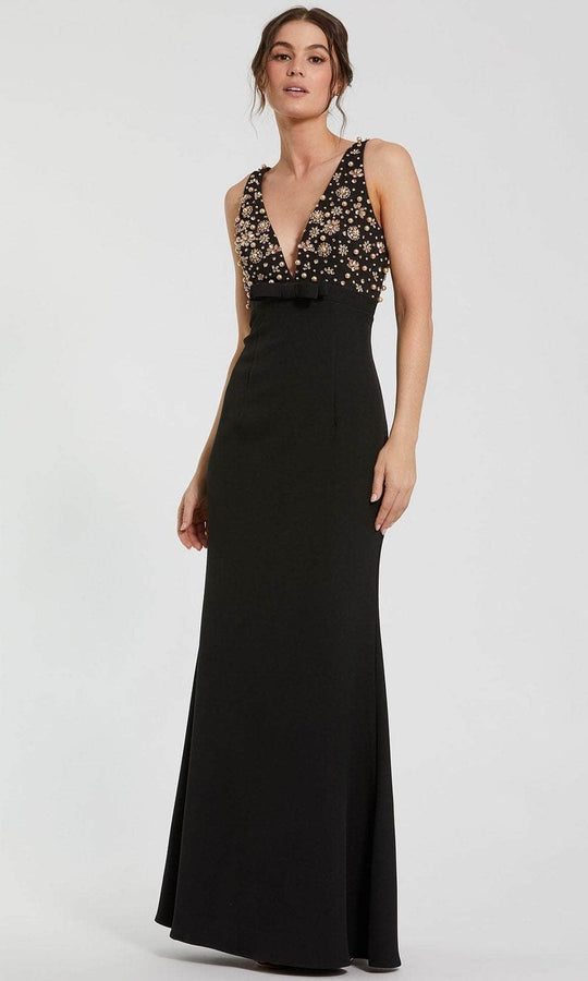 Ieena Duggal 2278 - Embellished Sleeveless Bodice Evening Dress