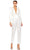 Ieena Duggal - 2647 V Neckline Long Sleeve Jumpsuit Prom Dresses