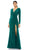 Ieena Duggal - 26554I Long Sleeve Dress Evening Dresses