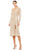 Ieena Duggal - 26555I Long Sleeve Sequined Dress Cocktail Dresses