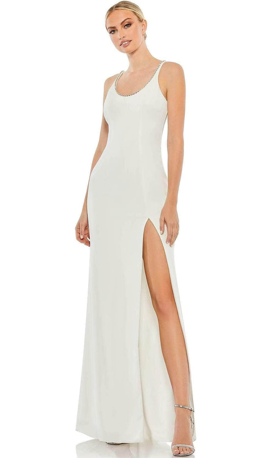 Ieena Duggal 26583 - Jeweled Crepe Evening Gown