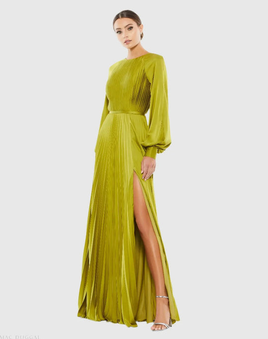 Ieena Duggal - 26590I Jewel A-Line Evening Dress