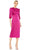 Ieena Duggal 26927 - High-Neckline Tea Length Dress Cocktail Dresses