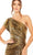 Ieena Duggal 27075 - Flutter One Sleeve High Low Dress Cocktail Dresses