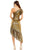 Ieena Duggal 27075 - Flutter One Sleeve High Low Dress Cocktail Dresses