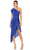 Ieena Duggal 27075 - Flutter One Sleeve High Low Dress Cocktail Dresses XS / Cobalt