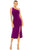 Ieena Duggal 27140 - Cowl Back Asymmetric Dress Cocktail Dresses XS / Purple