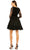 Ieena Duggal 49794 - Lace Deep V-Neck Cocktail Dress Cocktail Dresses