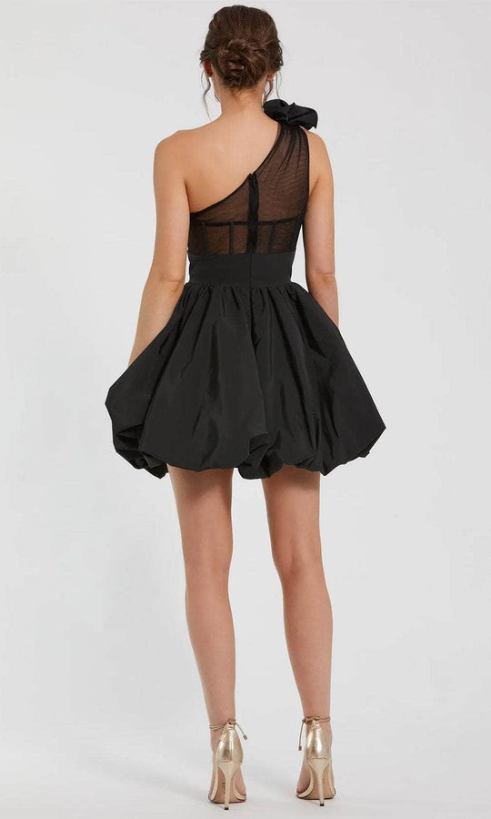 Ieena Duggal 49858 - One Shoulder Rosette Detailed Cocktail Dress