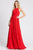Ieena Duggal - 55281I Halter Pleated Prom Dress Evening Dresses