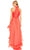 Ieena Duggal 55807 - Halter Neck High Low Dress Prom Dresses