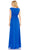 Ieena Duggal 55863 - Pleated Bodice Bateau Evening Gown Mother of the Bride Dresses