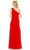 Ieena Duggal 55908 - One-Sleeve Ruffled Asymmetrical Hem Prom Dress Prom Dresses
