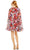 Ieena Duggal 55931 - Floral Cape Mini Dress Cocktail Dresses