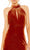 Ieena Duggal 55954 - Halter Tie Velvet Prom Gown Special Occasion Dress