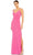 Ieena Duggal 67812 - Rhinestone Sheath Evening Dress Evening Dresses 0 / Candy Pink