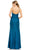 Ieena Duggal 68347 - V-Neck Knotted Front Evening Gown Special Occasion Dress