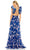 Ieena Duggal 68520 - Ruffle Detailed Sleeve A-line Long Dress Prom Dresses