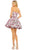 Ieena Duggal 68624 - Floral Strapless Cocktail Dress Cocktail Dresses