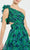 Ieena Duggal 68650 - One Sleeve Ruffled Detail Prom Gown Prom Dresses