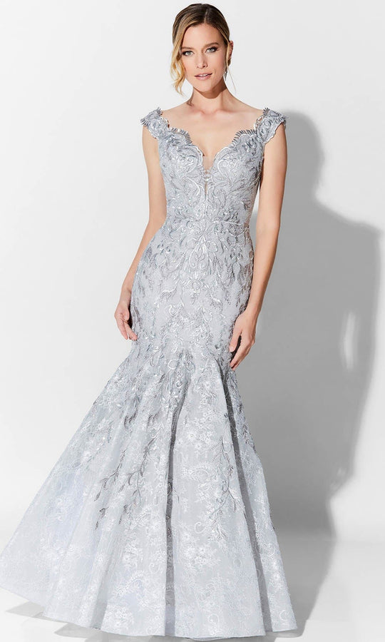 Ivonne D 122D66 - Scallop Lace Mother of the Groom Gown