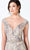 Ivonne D by Mon Cheri 220D23 - V-Neck Lace Formal Gown Mother of the Bride Dresses 20 / Beige/Multi