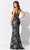 Ivonne D ID301 - Ruffled Asymmetric Evening Gown Special Occasion Dress