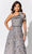 Ivonne D ID304 - Asymmetric Neck Brocade Evening Gown Special Occasion Dress