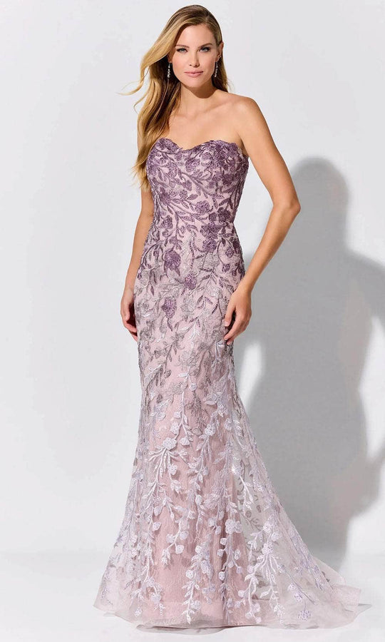 Ivonne D ID316 - Ombre Sweetheart Evening Dress