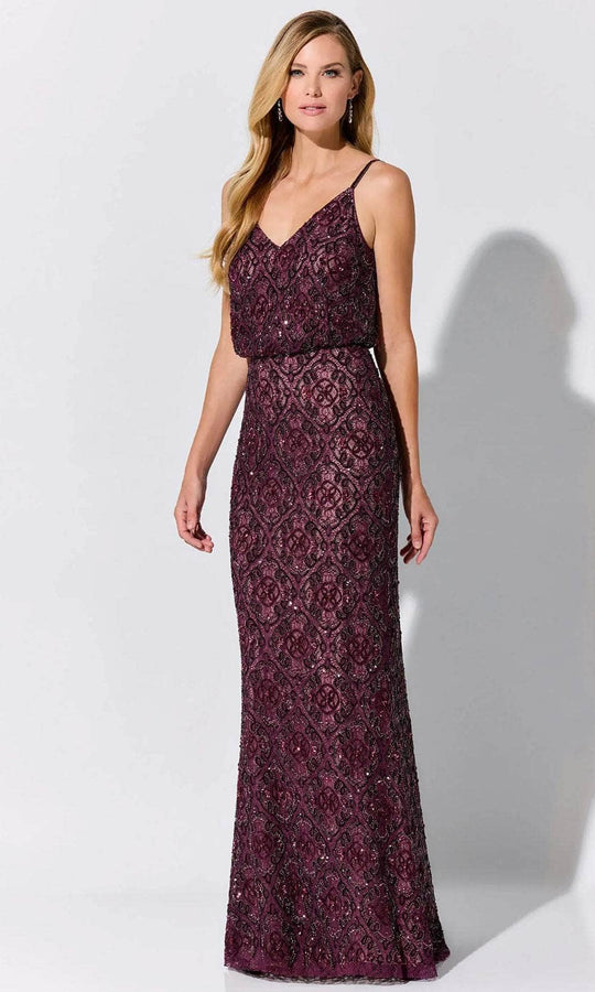 Ivonne D ID322 - Spaghetti Strap Beaded Mother of the Bride Dress