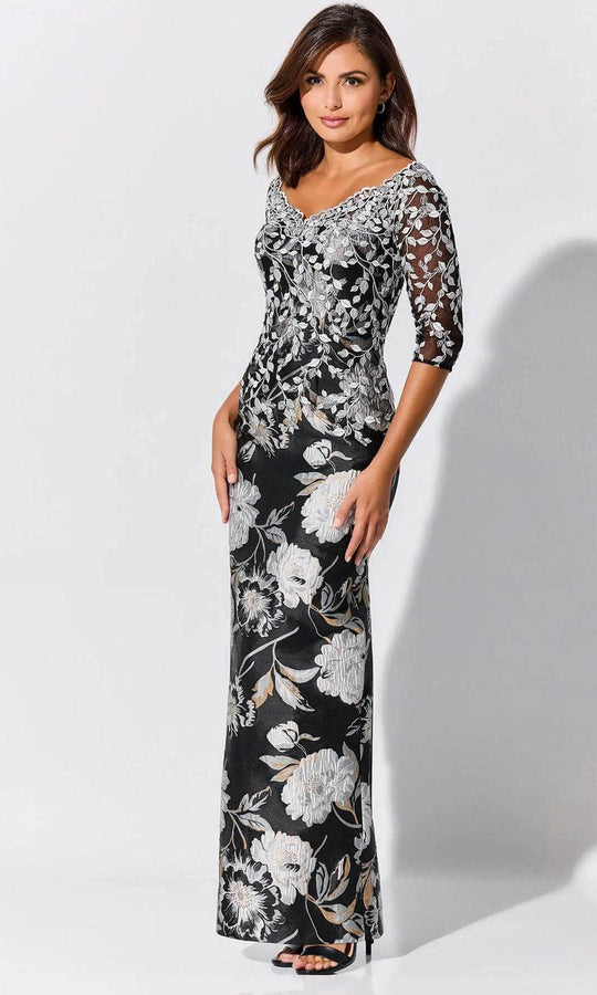 Ivonne D ID324 - Wrap Included Sweetheart Mother of the Bride Dress