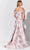 Ivonne-D ID325 - Floral Brocade Evening Dress Evening Dresses