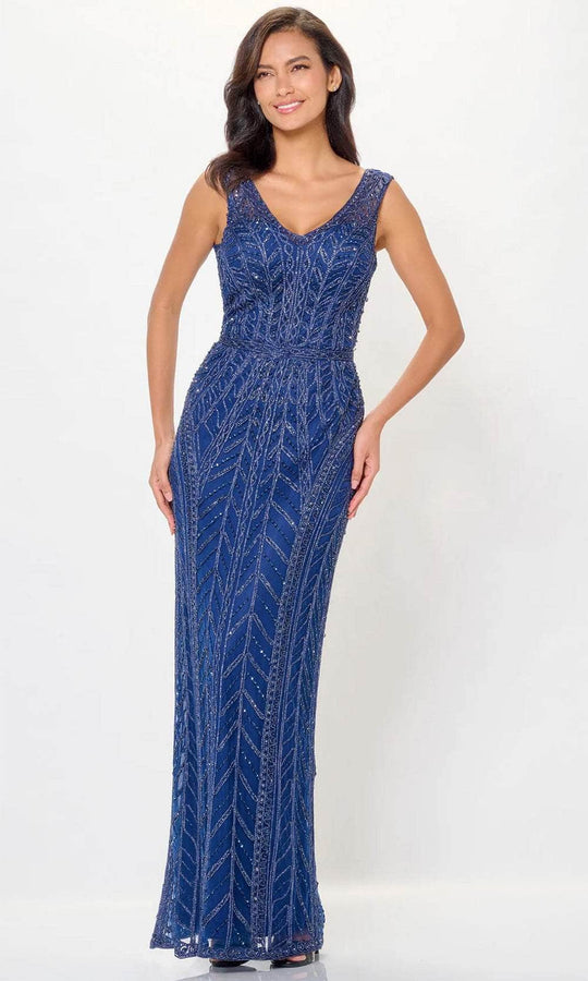Ivonne D ID6211 - Beaded Sheath Evening Dress