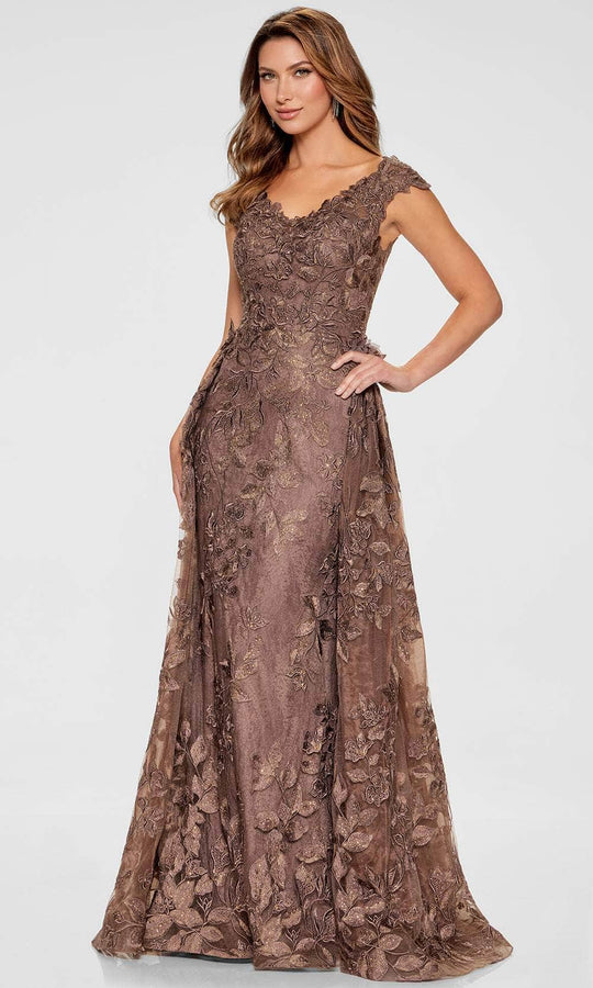 Ivonne D ID801 - Mermaid Gown with Train Clearance Sale