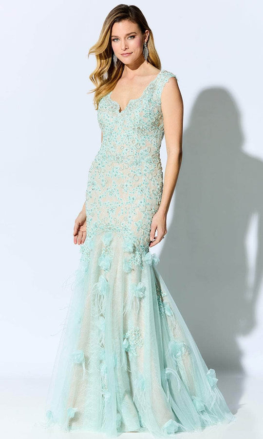 Ivonne D ID907 - Sleeveless Mermaid Long Gown