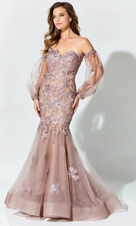 Ivonne D ID920 - Tulle Trumpet Formal Gown
