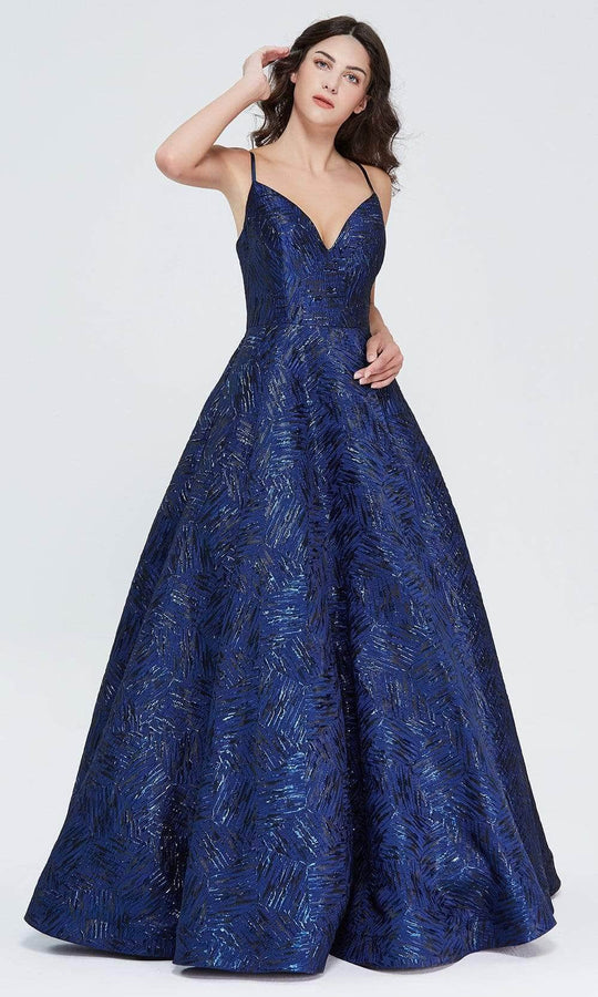 J'Adore Dresses J20024 - Lace-Up Back Sequin Ballgown