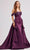 J'Adore Dresses J23019 - Beaded Off-Shoulder Prom Dress Prom Dresses 2 / Purple