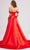 J'Adore Dresses J23019 - Beaded Off-Shoulder Prom Dress Prom Dresses 2 / Red