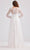J'Adore Dresses J23034 - Long Sleeve Applique Evening Dress Special Occasion Dress