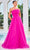 J'Adore Dresses J24003 - Strapless Tulle Prom Dress Prom Dresses 2 / Magenta