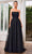 J'Adore Dresses J24004 - Corset Glitter Prom Dress Prom Dresses 2 / Black
