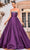 J'Adore Dresses J24009 - Bejeweled Straight-Across Prom Dress Prom Dresses 2 / Purple