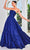 J'Adore Dresses J24011 - Strapless Taffeta Prom Dress Prom Dresses 2 / Navy