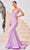 J'Adore Dresses J24028 - Banded Midriff Prom Dress Prom Dresses 2 / Orchid