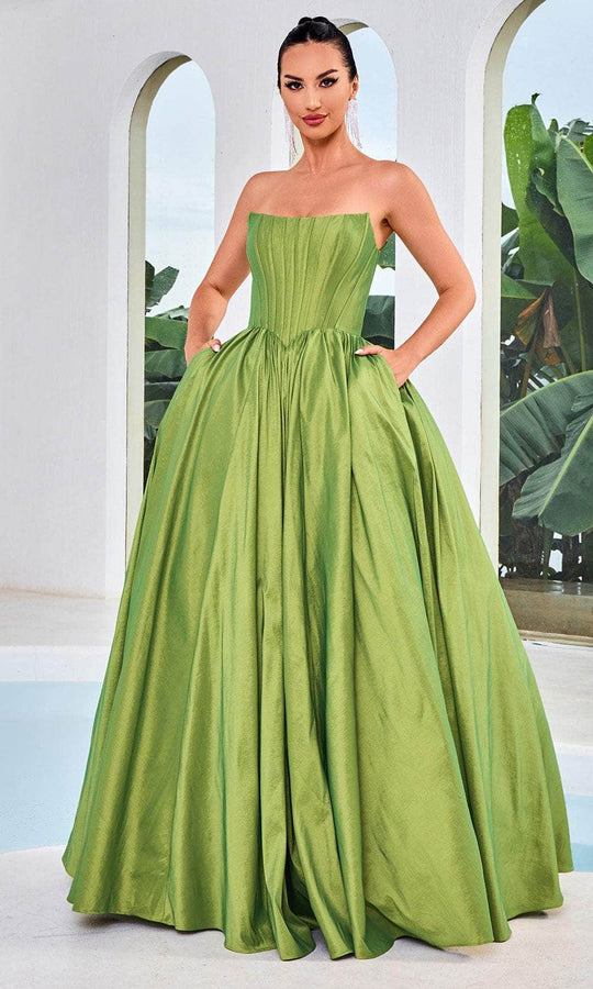 J'Adore Dresses J24033 - Scoop Corset Prom Dress