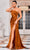 J'Adore Dresses J24035 - Asymmetrical Satin Prom Dress Prom Dresses 2 / Burnt Orange